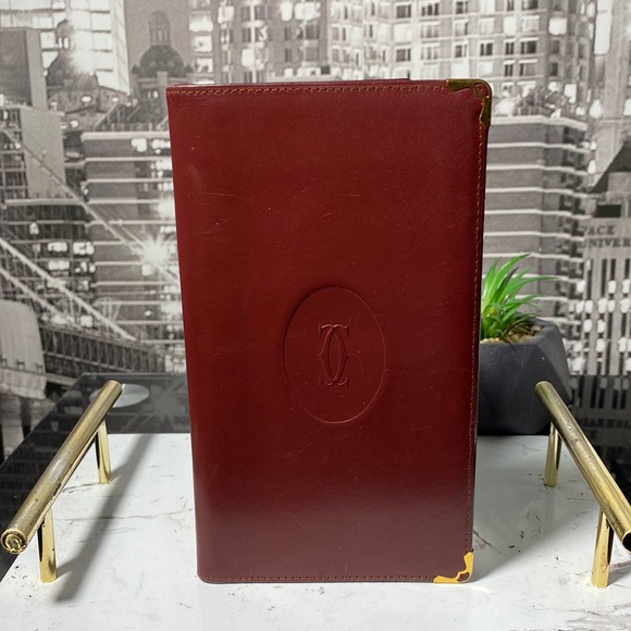 Authentic Cartier Checkbook Holder Wallet - Picture 3 of 10